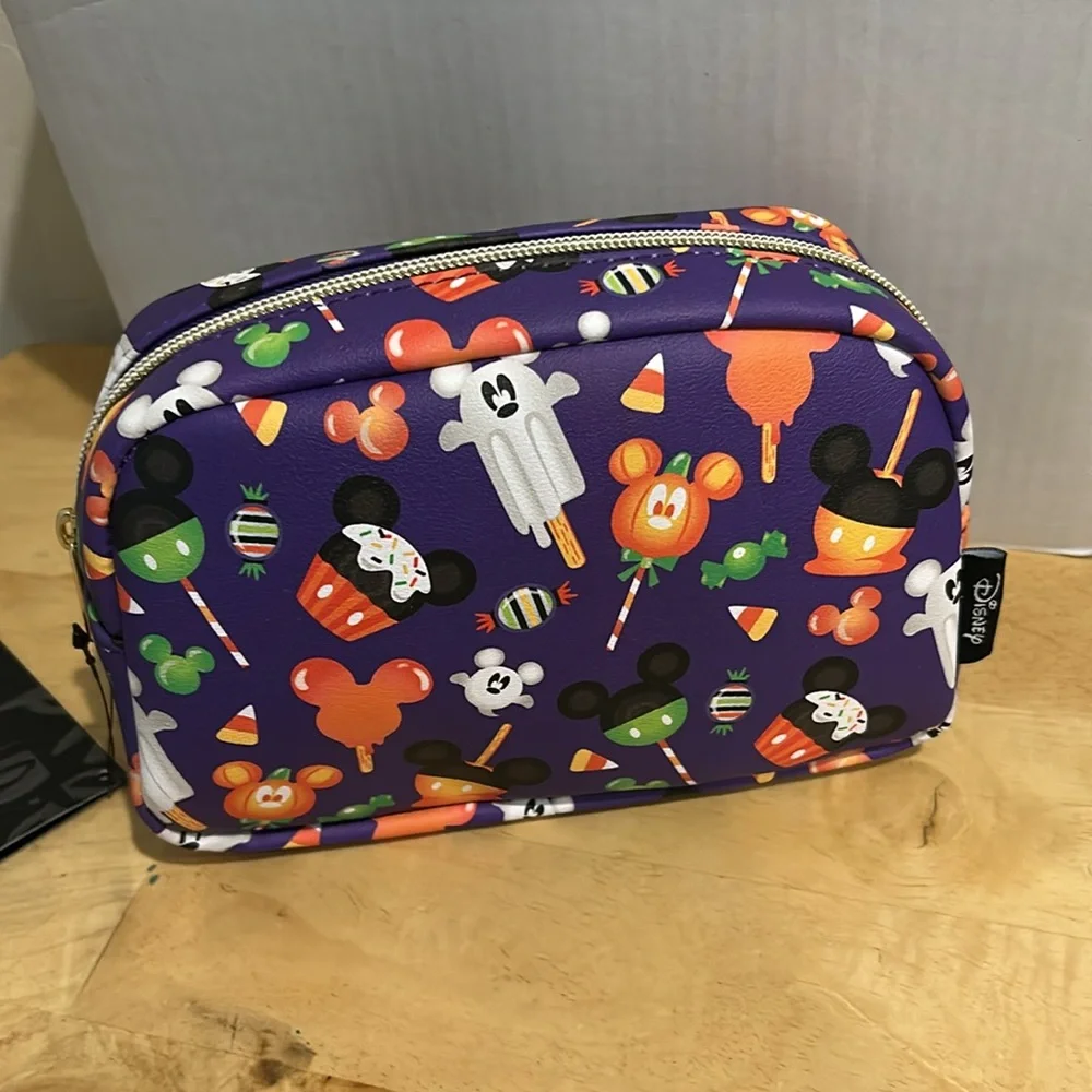 Loungefly Disney Mickey Mouse Halloween Treats Makeup Bag